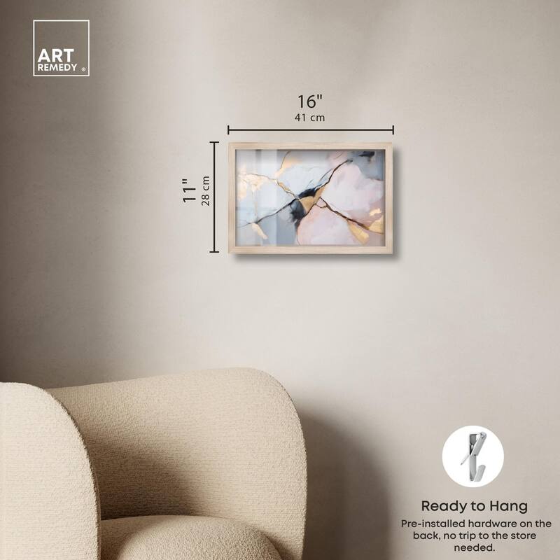 Gilded Veins Shadowbox by Art Remedy