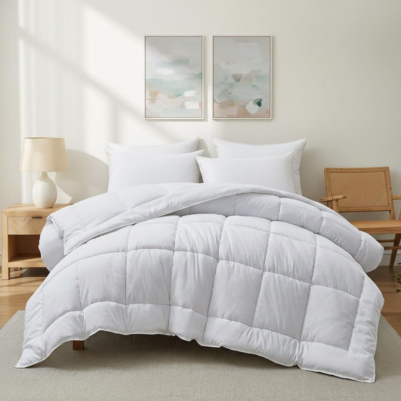 Lightweight to All-Season Premium Soft Down Alternative Comforter Duvet Insert - Twin - Medium Weight
