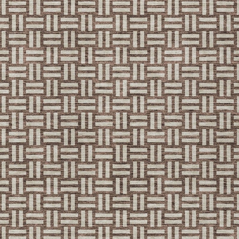 HomeRoots Geometric Transitional Rectangle Outdoor Rug