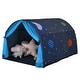preview thumbnail 12 of 18, Kids Galaxy Starry Sky Dream Portable Play Tent with Double Net Curtain - 57" (L) x 40" (W) x 32.5" (H)