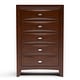 preview thumbnail 19 of 40, Furniture of America Brent 6-Piece Wood Platform Bedroom Set with Drawers and Bookcase Headboard