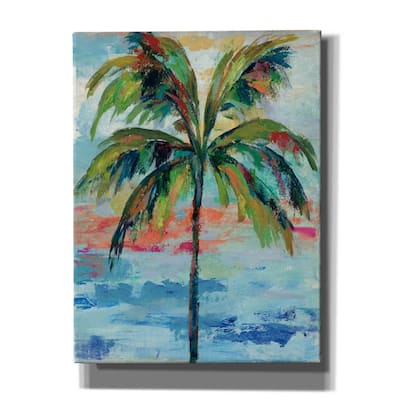 Epic Graffiti 'California Palm I' by Silvia Vassileva, Canvas Wall Art