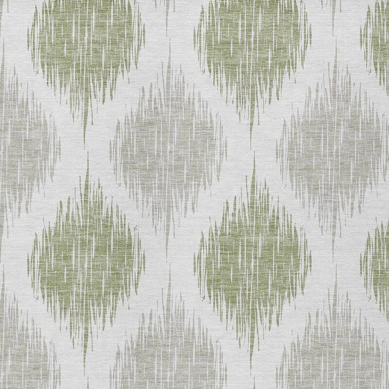 HomeRoots Ikat Transitional Rectangle Outdoor Rug