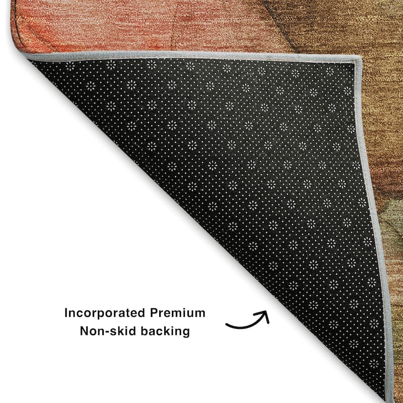 Premium Washable Super Soft Abstract Watercolor Mayfield Rug