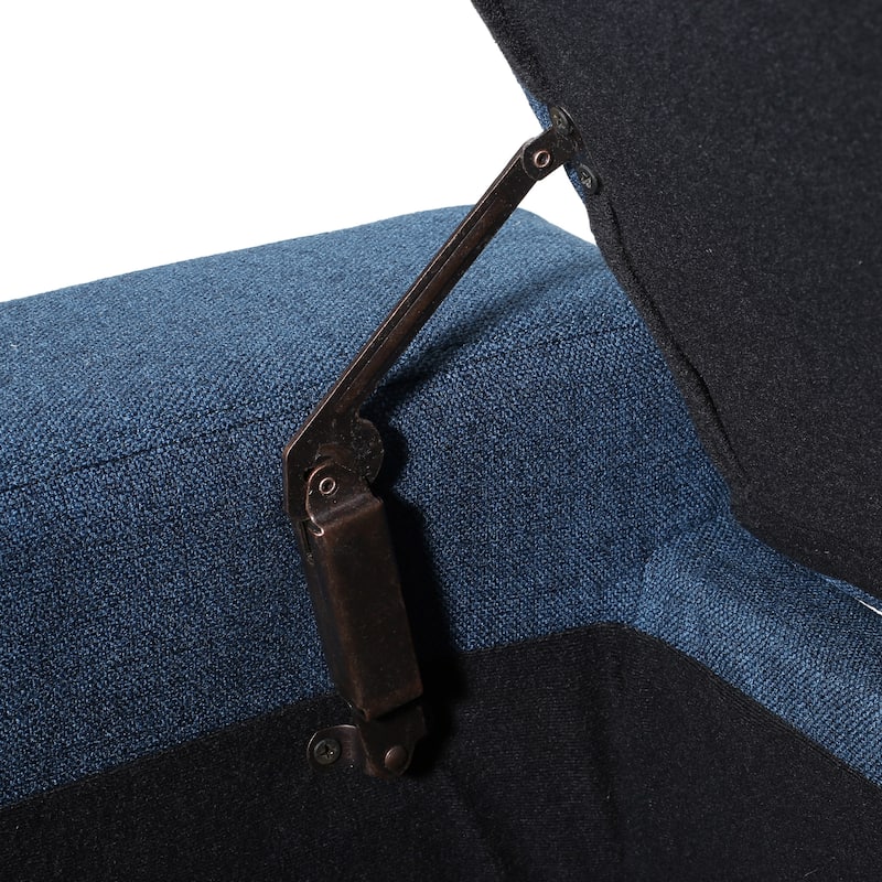 Hikaru Fabric Storage Ottoman by Christopher Knight Home