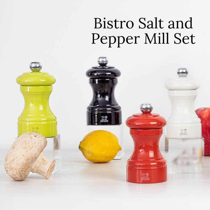 Peugeot Bistro Pepper and Salt Mill Set - 10cm - 4in.