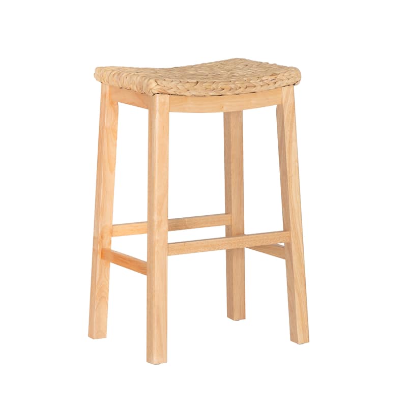 Christiansen Natural Backless Hyacinth Stool