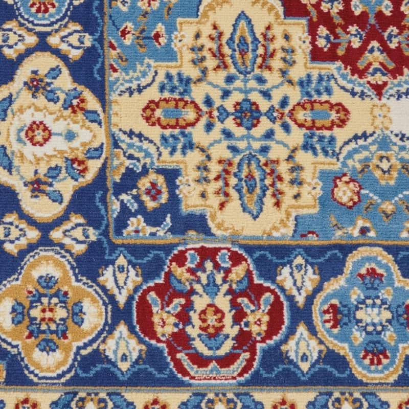 HomeRoots Ogee Bohemian Rectangle Area Rug - 60.00 in. x 36.00 in. x 0.50 in.