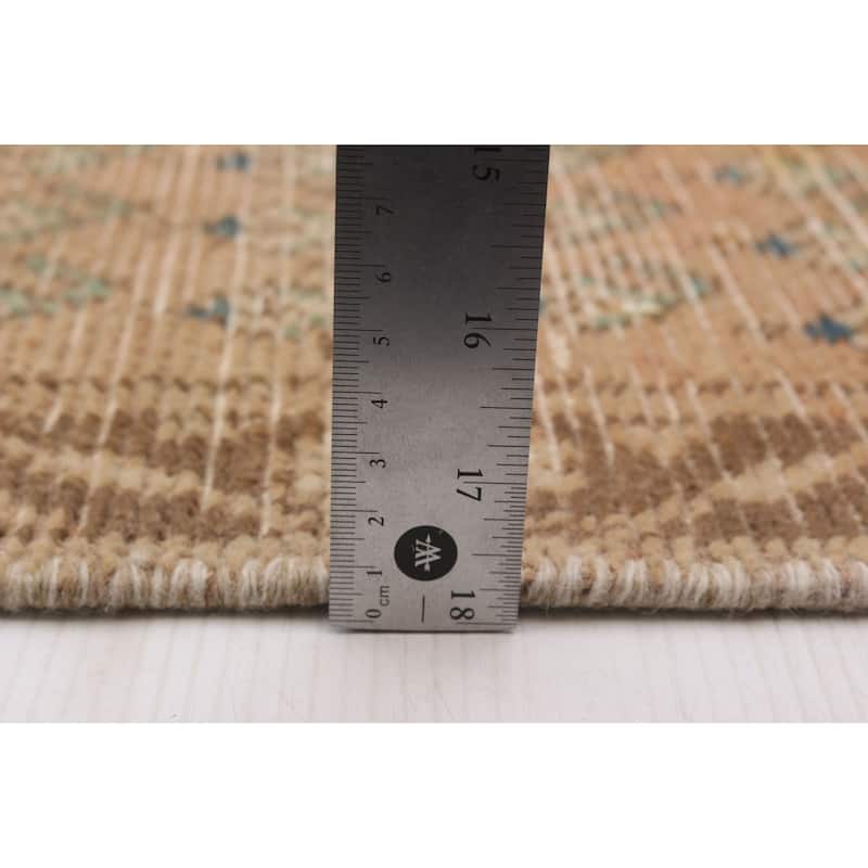 ECARPETGALLERY Hand-knotted Antalya Vintage Brown Wool Rug - 3'6 x 6'1