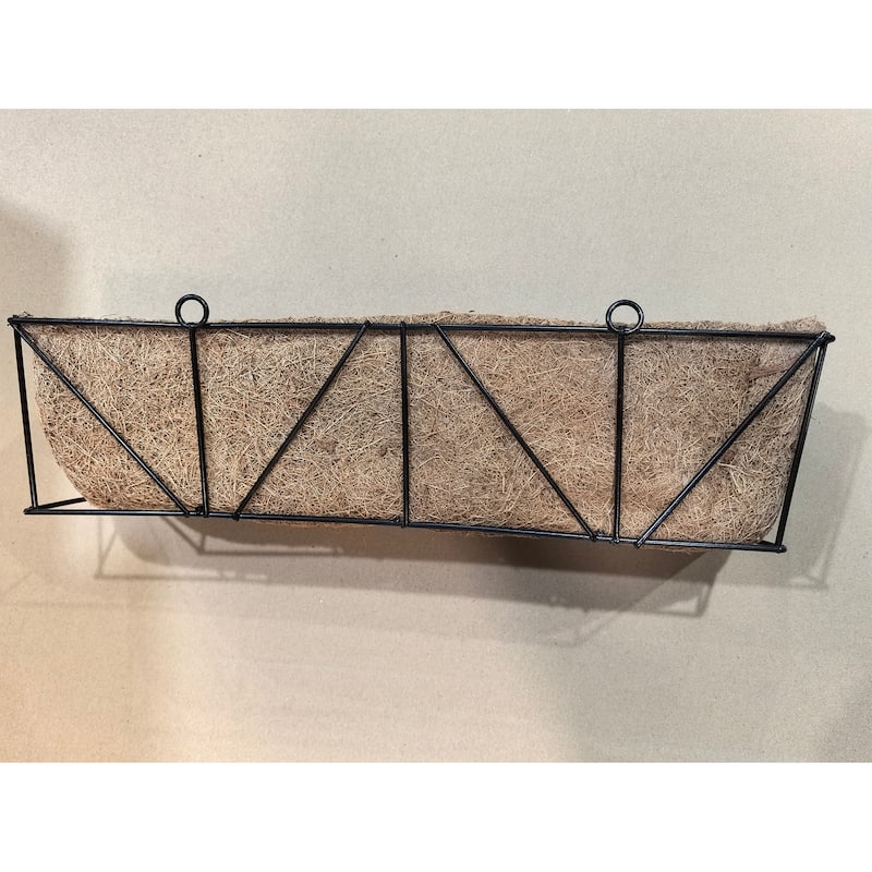 Puleo International 24" Pre-Lit Battery-Operated Artificial White Poinsettia Window Box Décor