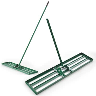 Costway Lawn Leveling Rake 36" x 10" Heavy Duty Level Lawn Tool for - See Details