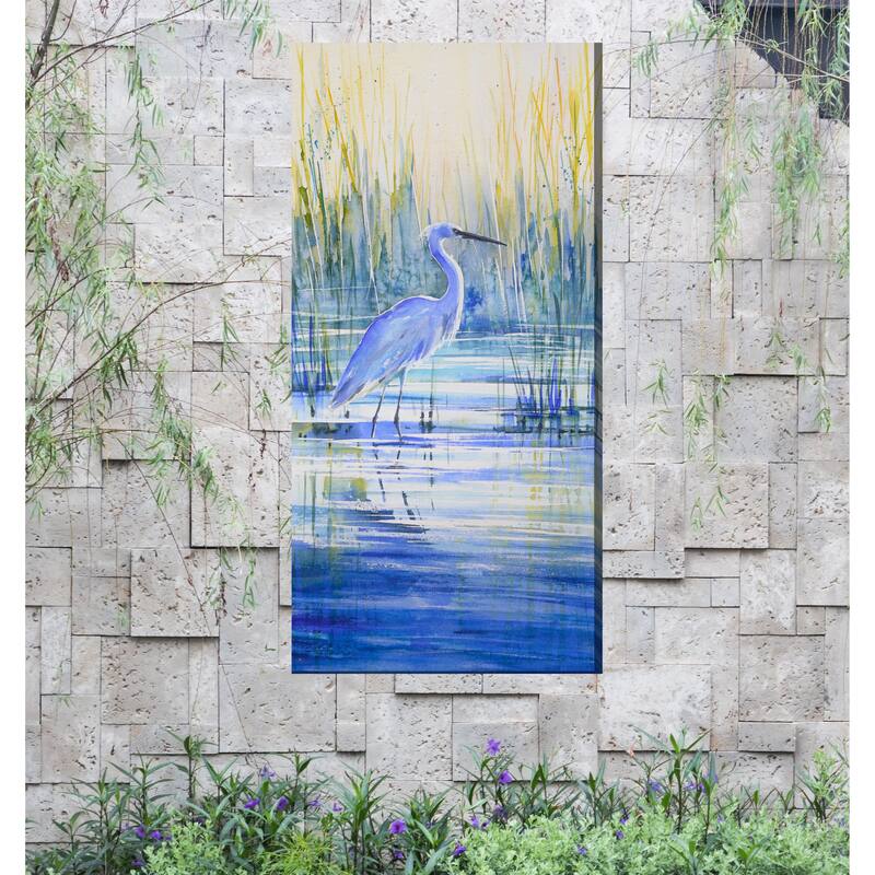 Blue Beauty Indoor/Outdoor Art 24"x48"