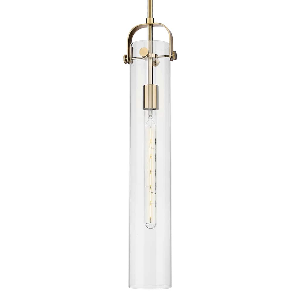 Innovations Lighting 413-1SS-G413-1S-4CL Pilaster 5" Wide Mini Pendant