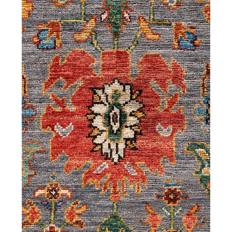 Serapi One-of-a-Kind Hand-Knotted Area Rug - Gray - 8' 2" x 10' 3"