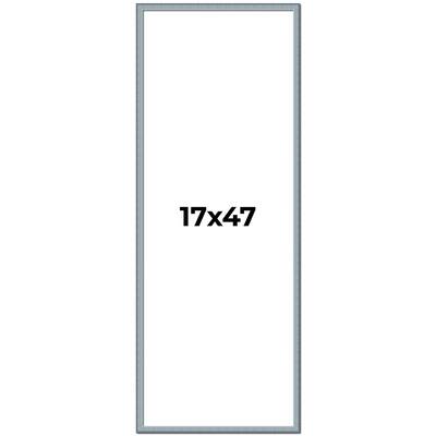 17x47 Frame Rustic Sky Blue Solid Wood Picture Frame | 0.75 Inch