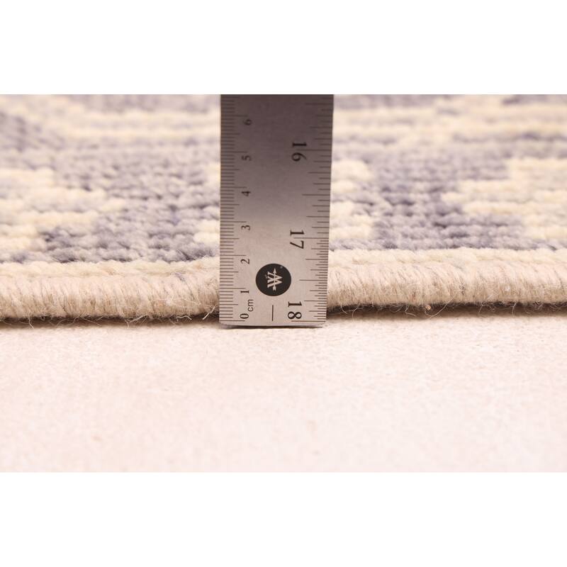 ECARPETGALLERY Hand-knotted Jules Serapi Dark Grey Wool Rug - 7'2 x 10'0