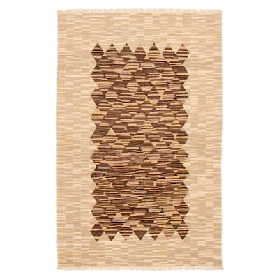 Ankara FW Brown Kilim 5'0" x 8'0" - 5'0 x 8'0