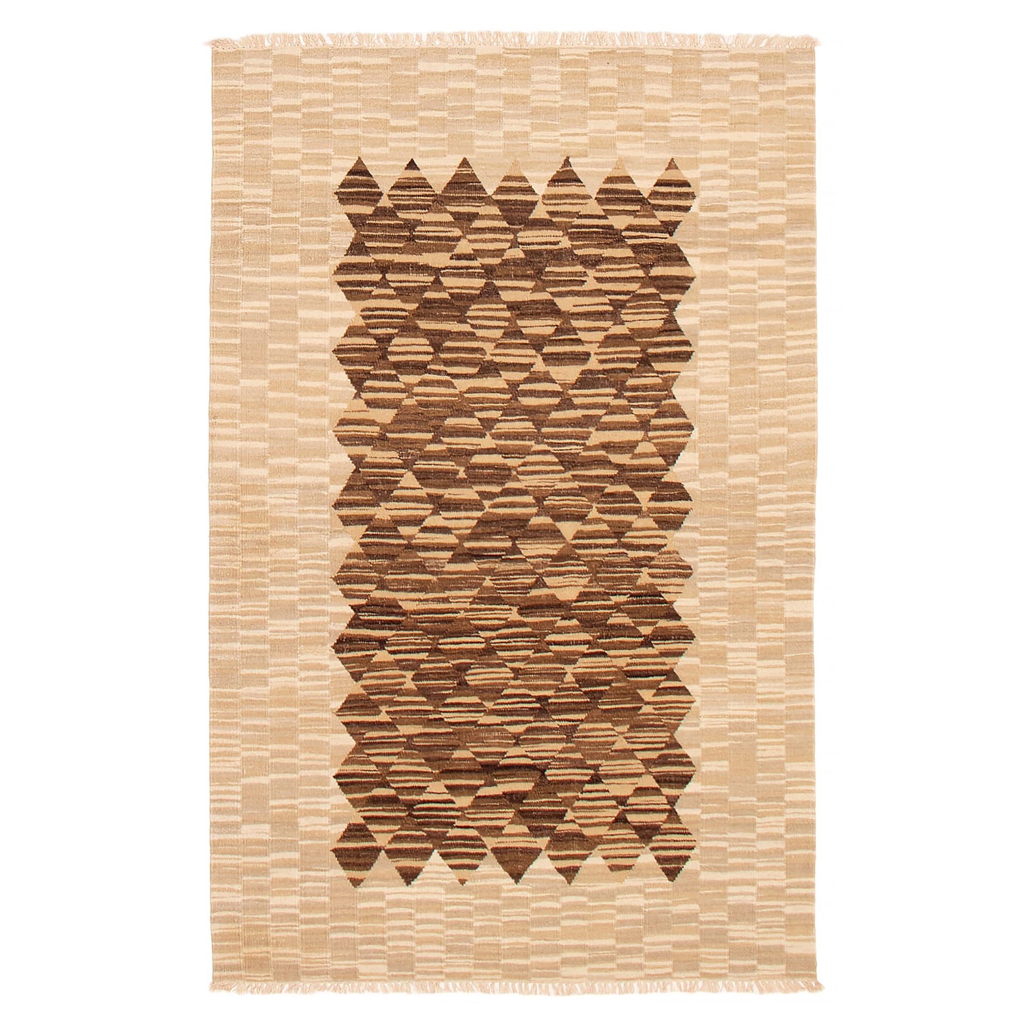 Ankara FW Brown Kilim 5'0" x 8'0" - 5'0 x 8'0