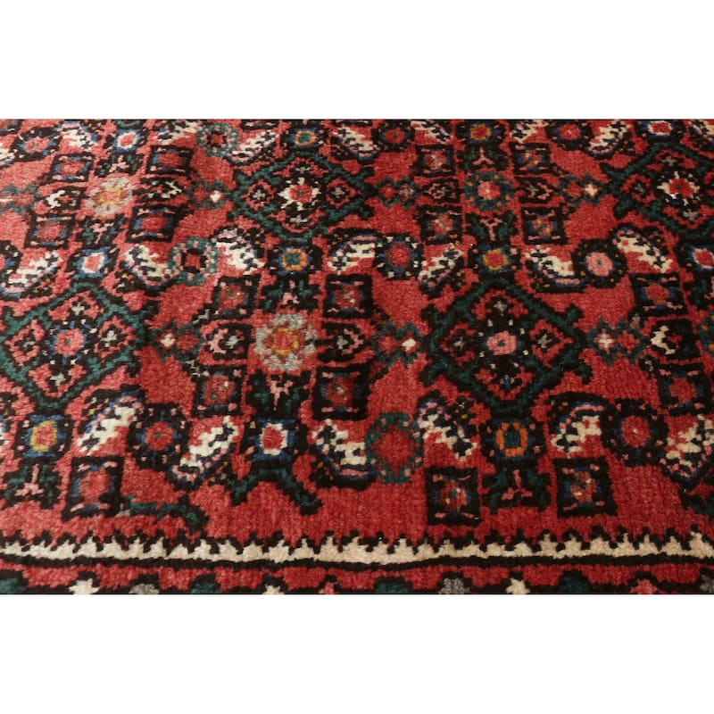 ECARPETGALLERY Hand-knotted Andelz Red Wool Rug - 2'10 x 12'0