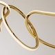 preview thumbnail 4 of 11, Nordic Luxury Interlocked Stainless Steel LED Chandelier Dining Room Ceiling Light