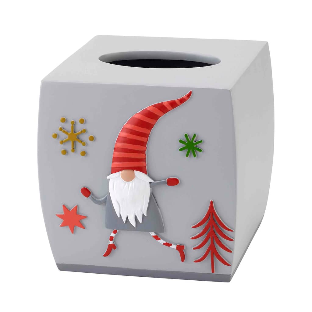 Avanti Linens Gnome Walk Tissue Cover - Gray - Tissue Cover