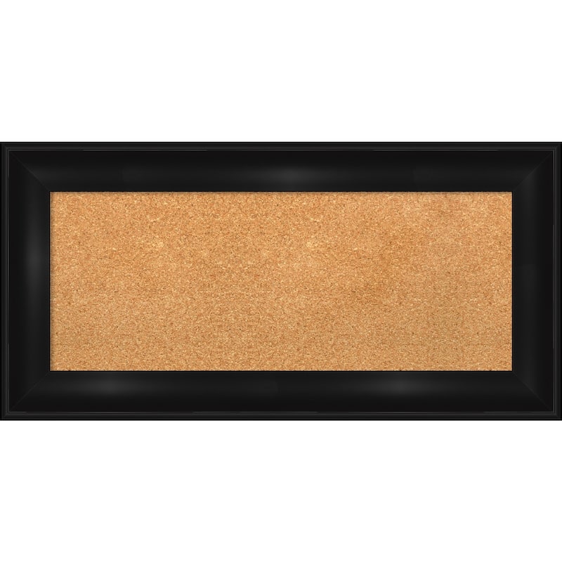 Grand Black Framed Cork Bulletin Memo Board