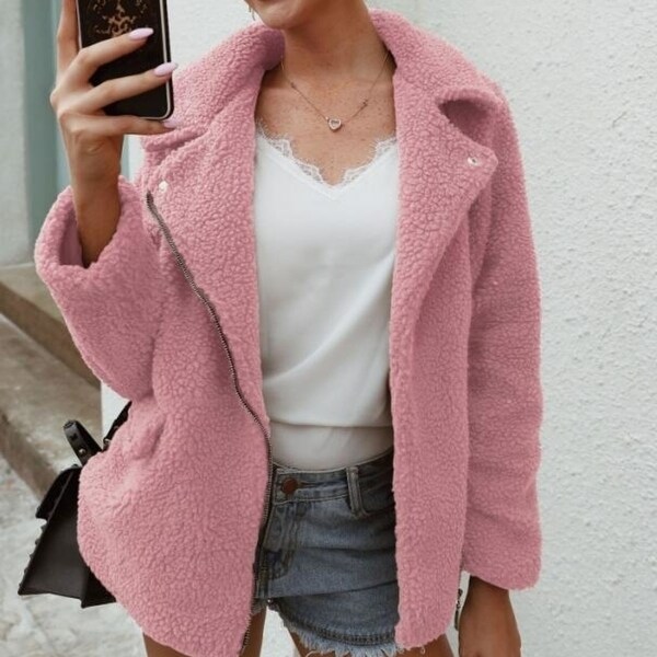 fleece womens coats