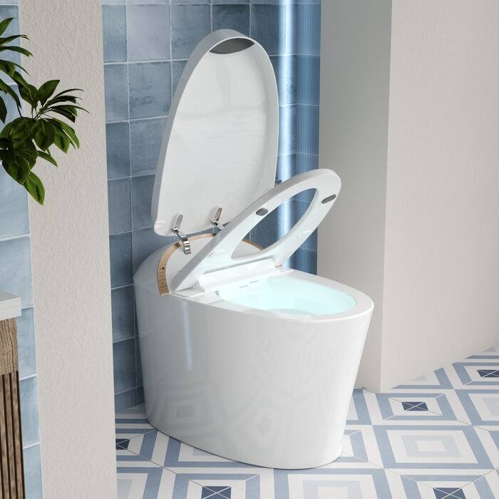 DV-1S0160 Smart Toilet with Advance Bidet, Foot Kick/Off-seat/Blackout/Remote Flush