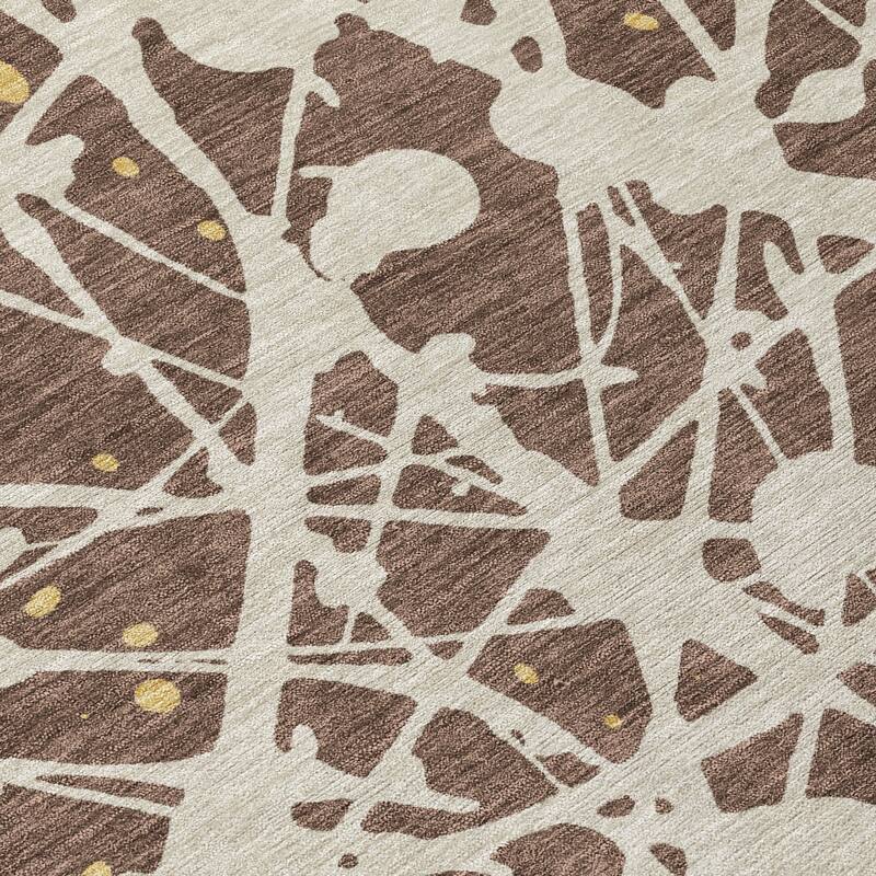 Machine Washable Indoor/ Outdoor Modern Campo Chantille Rug