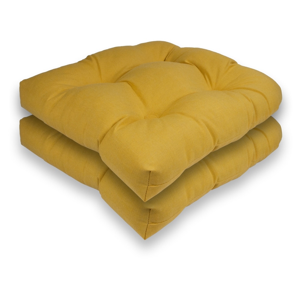 Austin Horn Classics Sunbrella Reversible Chair Cushion (Set of 2) - 16 x 16 x 3