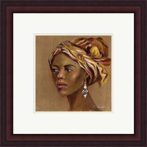 Silvia Vassileva 'African Beauty II' Framed Art