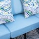 MAISON ARTS 6/7-Piece Patio Conversation Sets, Sofa Set with 2/4 x Single Chairs, 1 x 3-seater Sofa and Coffee Table/Ottomans