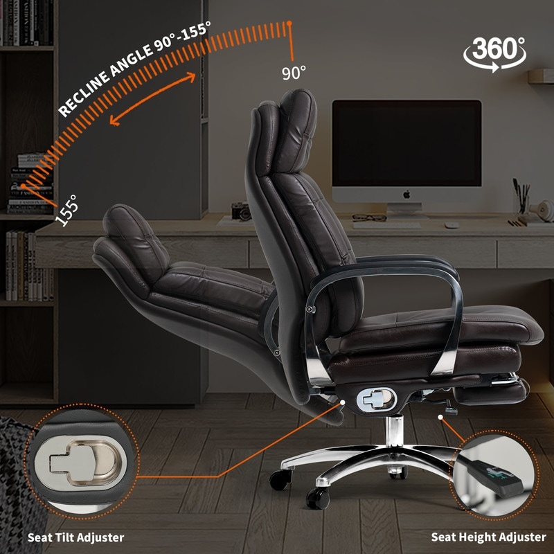 Fully reclining best sale office chair