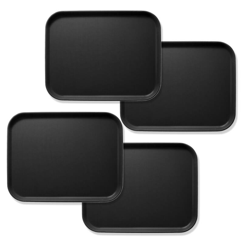 Set of 4 Rectangular Restaurant Serving Trays NSF Tray