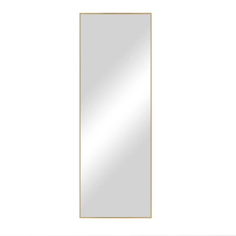 Accent Metal Frame Full-Length Wall-Mounted Hanging Mirror - 47x22