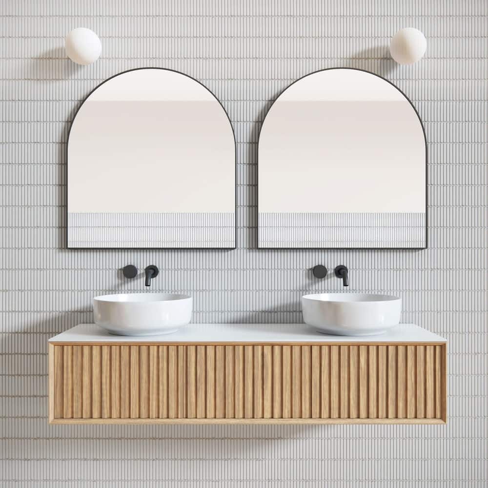 Glass Warehouse SF-ARC-30X32 Kira 30" W x 32" H Contemporary Arched