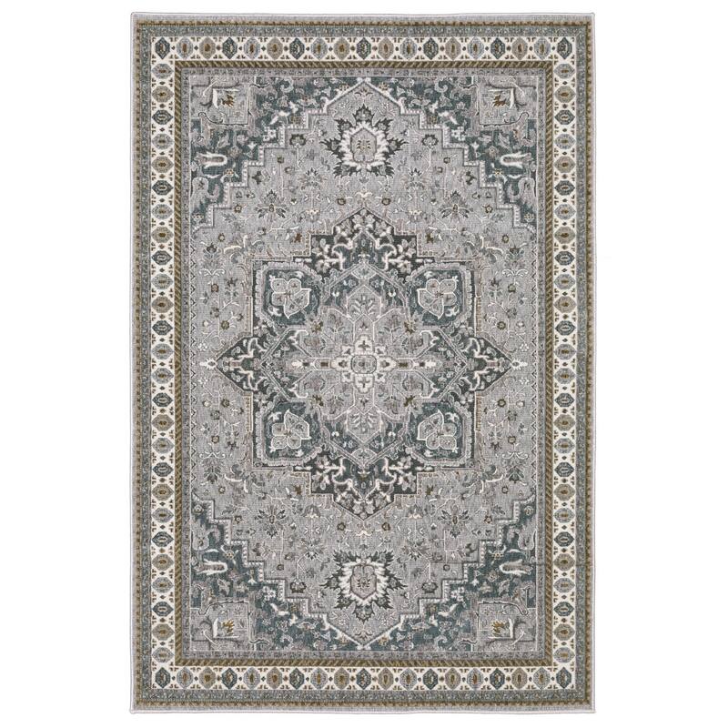 HomeRootsMedallion Traditional Runner Area Rug