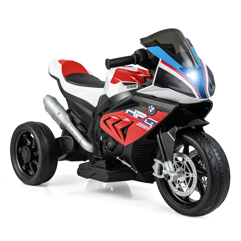 Gymax 12V Kids Ride on Motorcycle Licensed BMW 3 Wheels Electric Toy