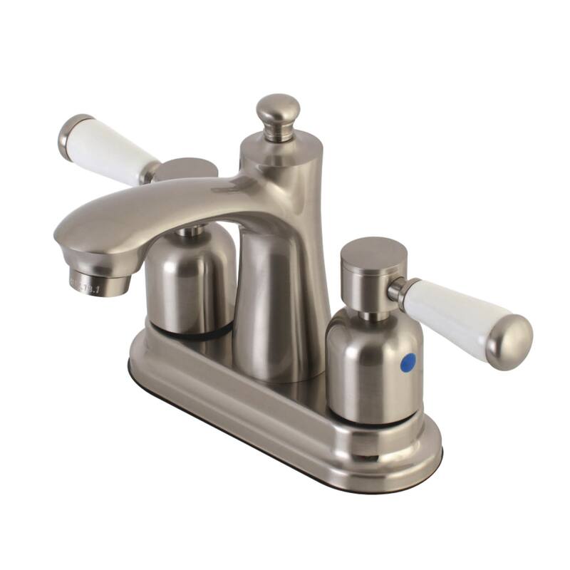 Kingston Brass Paris 1.2 GPM Centerset Bathroom Faucet with Porcelain