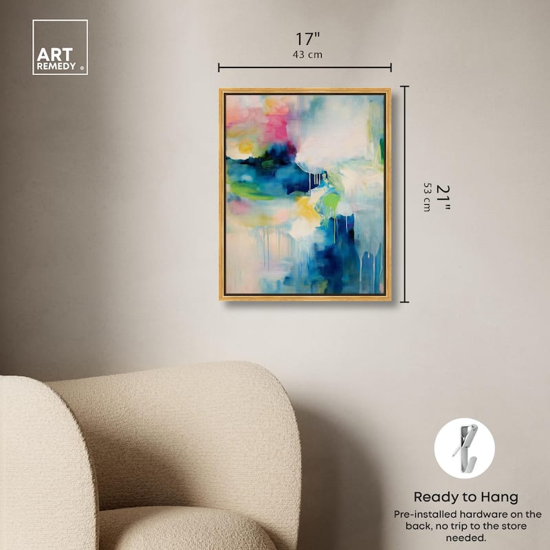Prismatic Weeps Color III Canvas by Art Remedy