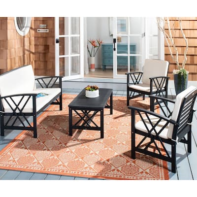 SAFAVIEH Outdoor Living Fontana 4-piece Outdoor Set