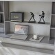 preview thumbnail 19 of 32, Loft Bed With Shelf With Desk Inclined Ladder Twin Wooden Bed Pine Particle Board