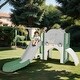 preview thumbnail 2 of 32, Kids Slide Playset Structure 7 in 1,Freestanding Spaceship Set w/Slide