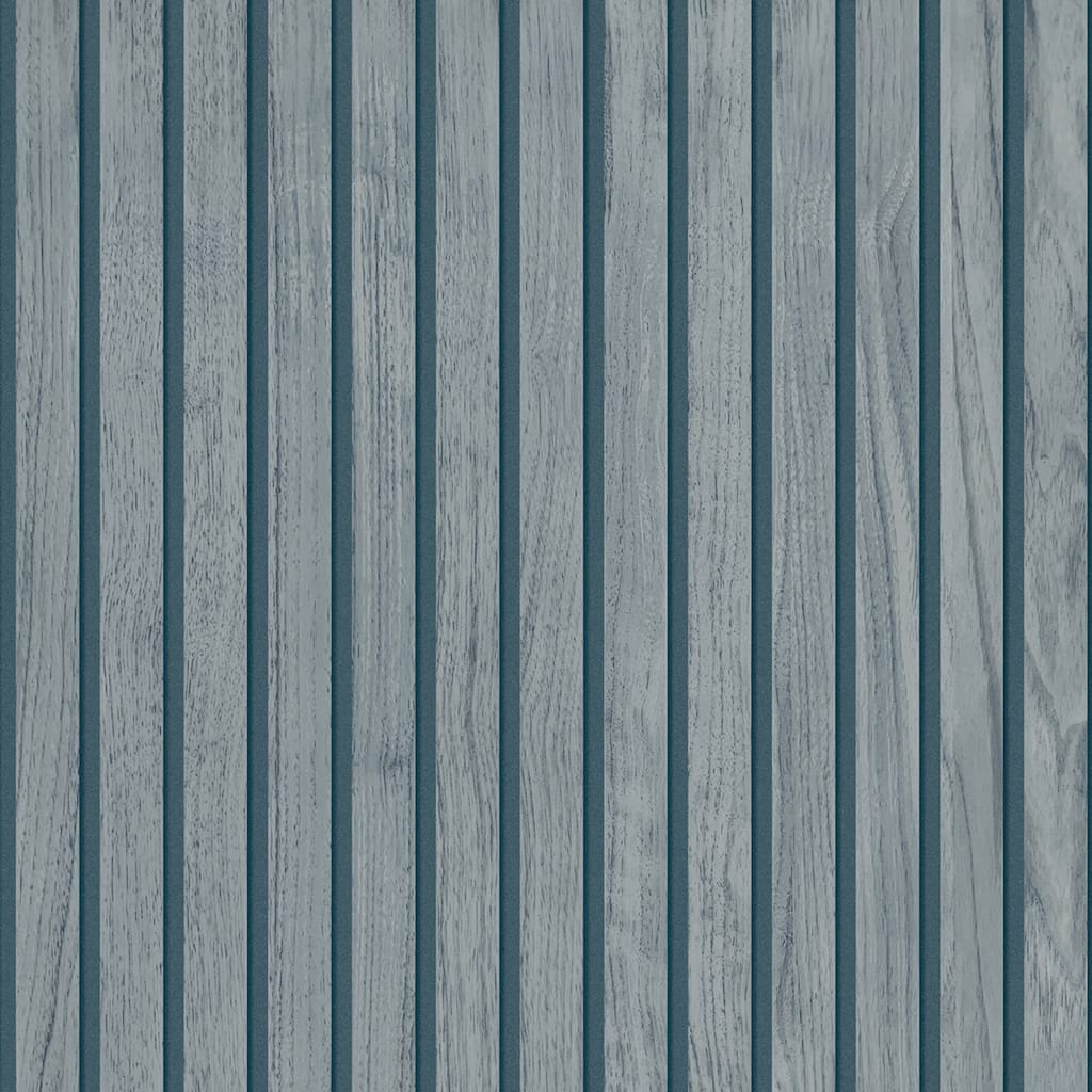 Belgravia Decor Panacea Blue Wood Wallpaper