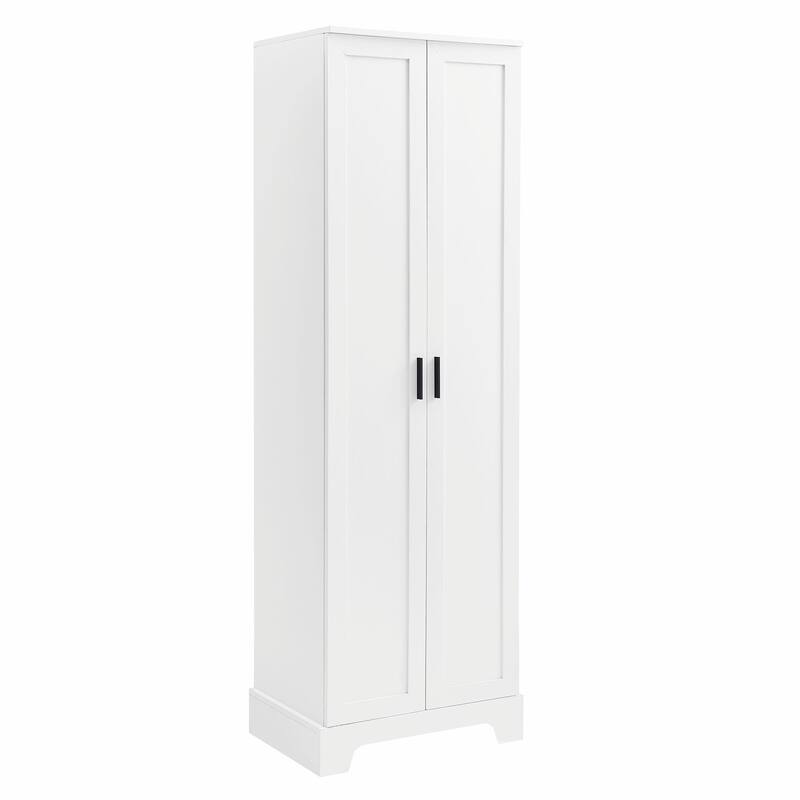 Storage Cabinet with Two Doors and Adjustable Shelf