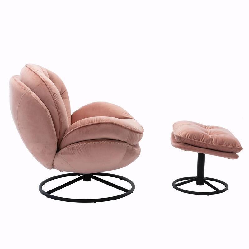 TV Chair Accent Chair for Living Room with Ottoman