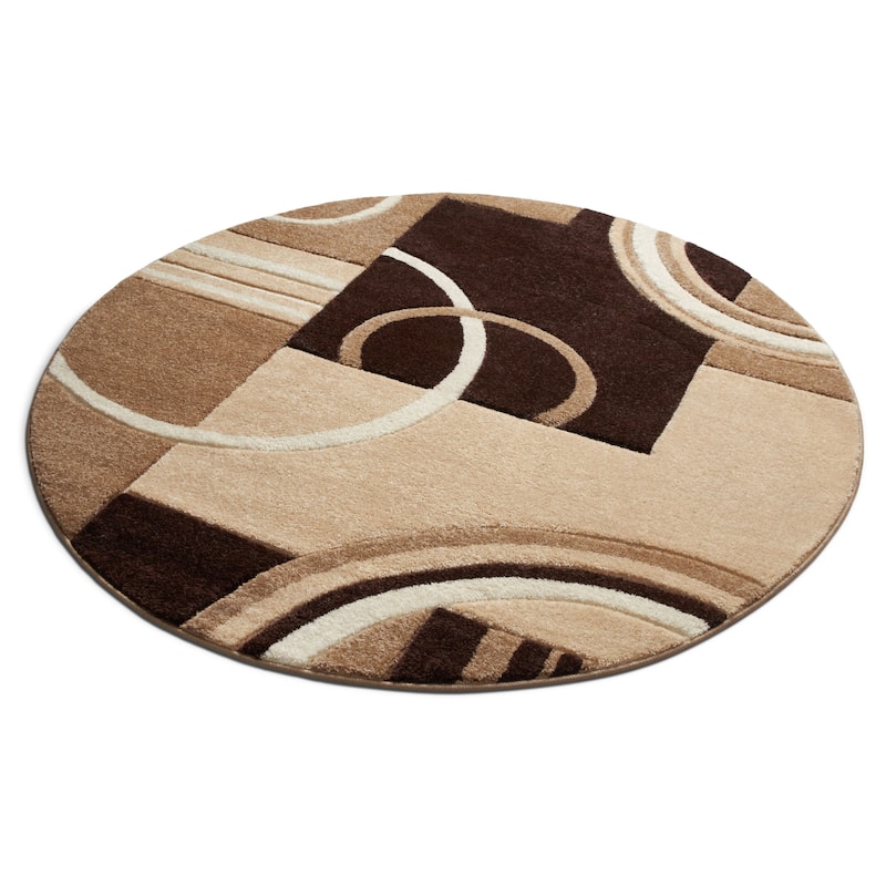 Well Woven Ruby Galaxy Waves Modern Geometric Area Rug
