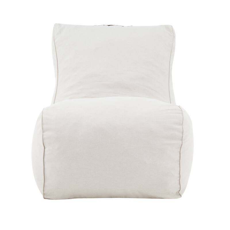 Christopher Knight Home - Moira Modern Outdoor Upholstered Bean Bag Chair with Shredded Foam Fill