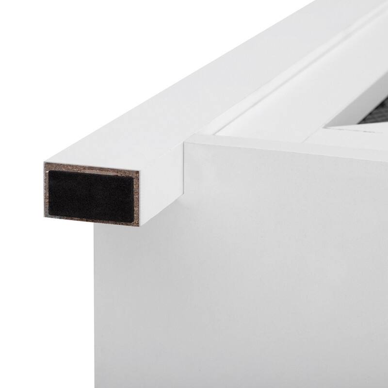 Farmhouse 55" Sideboard with 2 Sliding Barn Doors and 3 Drawers for Stylish Home Storage Solution