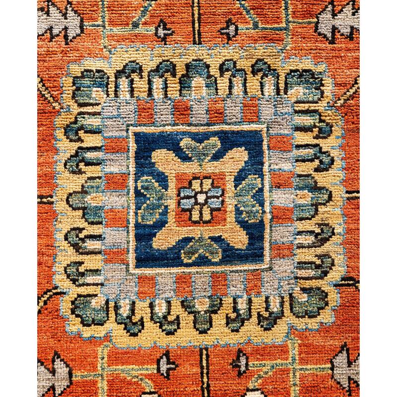 Serapi One-of-a-Kind Hand-Knotted Area Rug - Orange - 10' 3" x 13' 10"